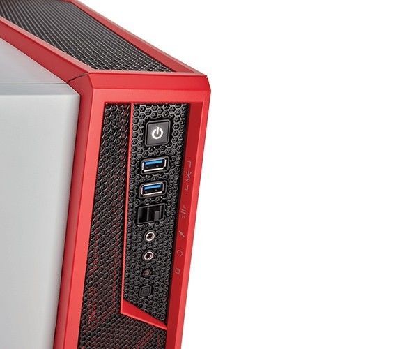 Gabinete Corsair Carbide Spec-ALPHA Branco/Vermelho, CC-9011083-WW