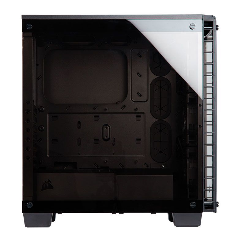 Gabinete Corsair Crystal Series 460X Fan LED RGB Preto, CC-9011101-WW