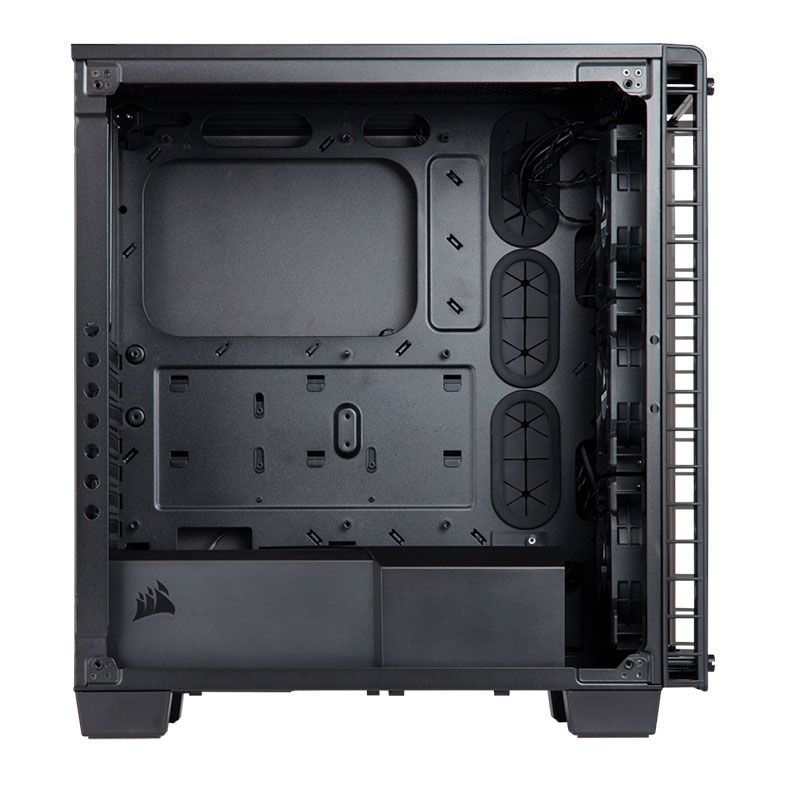 Gabinete Corsair Crystal Series 460X Fan LED RGB Preto, CC-9011101-WW