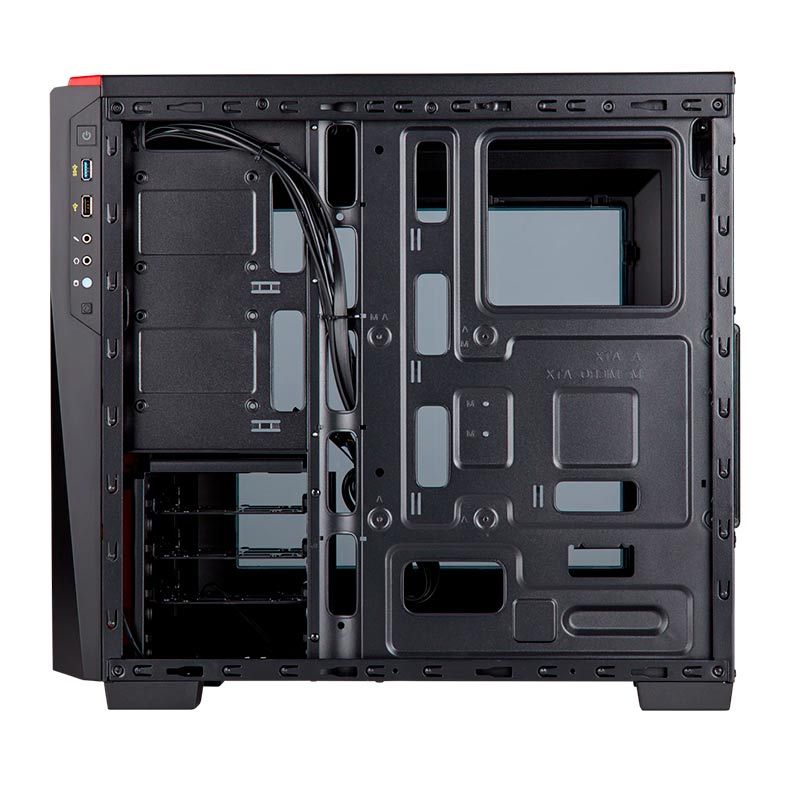 Gabinete Corsair Carbide Series SPEC-04 Preto/Vermelho Mid Tower, CC-9011107-WW