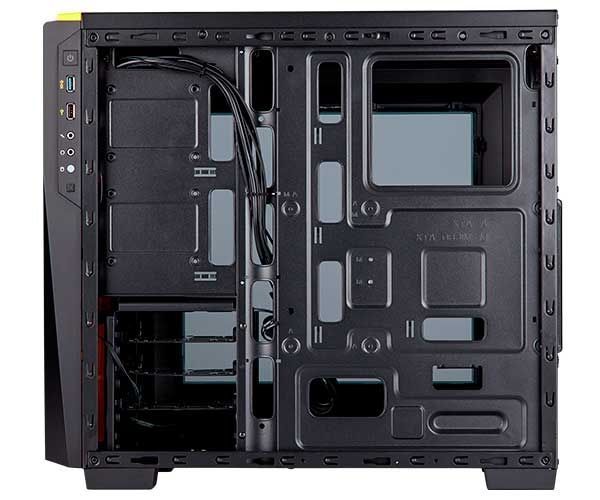 Gabinete Corsair Carbide Series SPEC-04 Preto/Amarelo, CC-9011108-WW