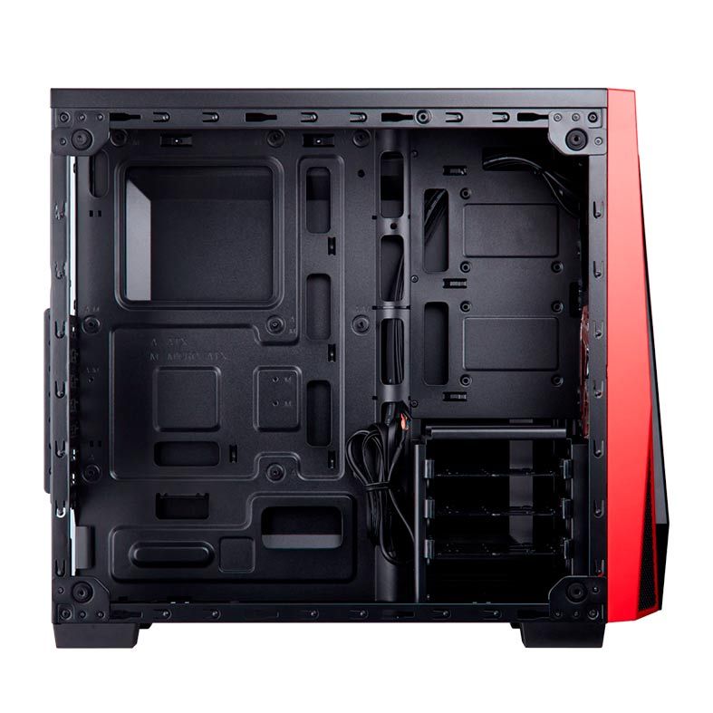 Gabinete Corsair Carbide Series SPEC-04 TPG Preto/Vermelho Mid Tower, CC-9011117-WW