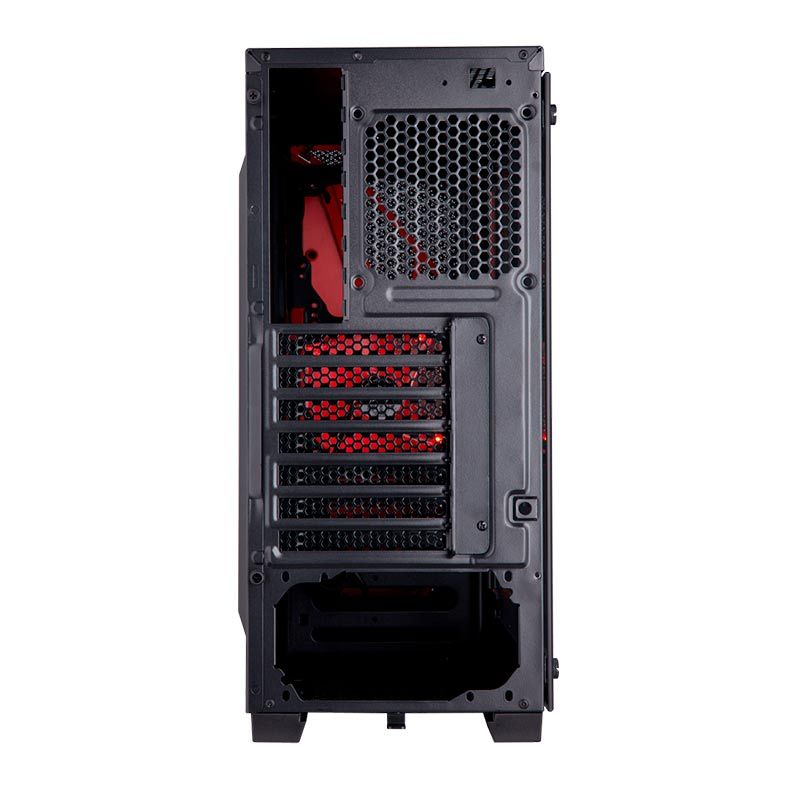 Gabinete Corsair Carbide Series SPEC-04 TPG Preto/Vermelho Mid Tower, CC-9011117-WW