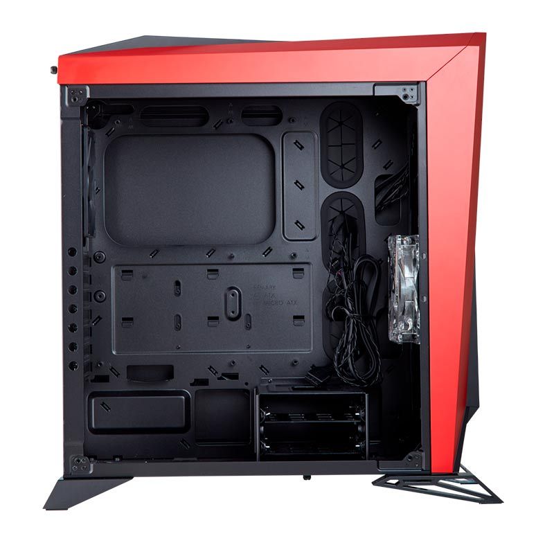 Gabinete Corsair Carbide Series Spec-Omega TG Preto/Vermelho, CC-9011120-WW