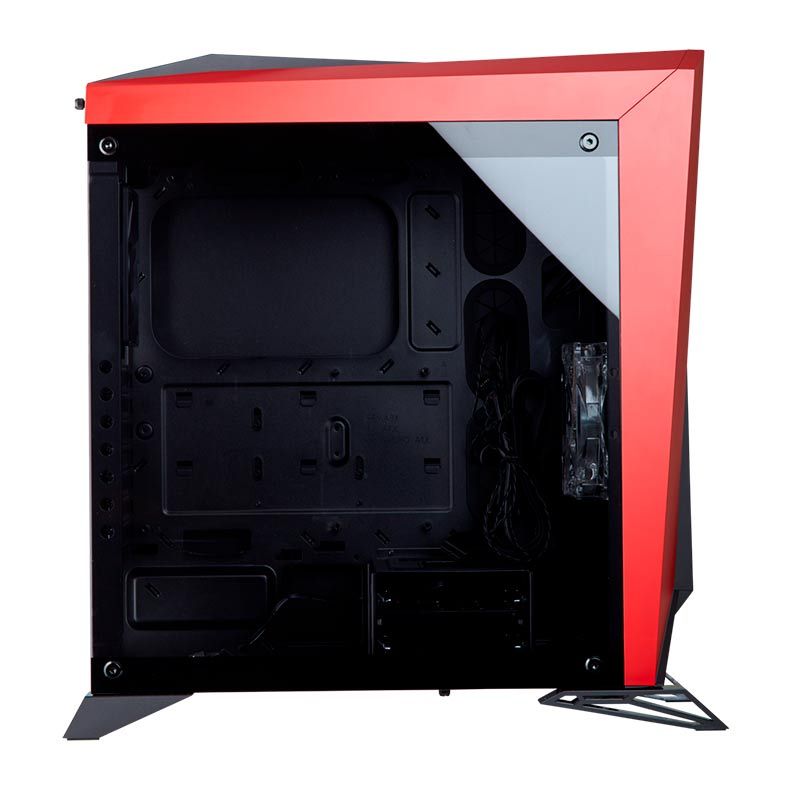 Gabinete Corsair Carbide Series Spec-Omega TG Preto/Vermelho, CC-9011120-WW