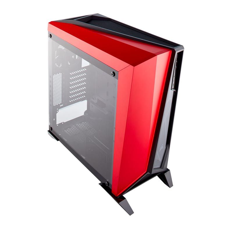 Gabinete Corsair Carbide Series Spec-Omega TG Preto/Vermelho, CC-9011120-WW