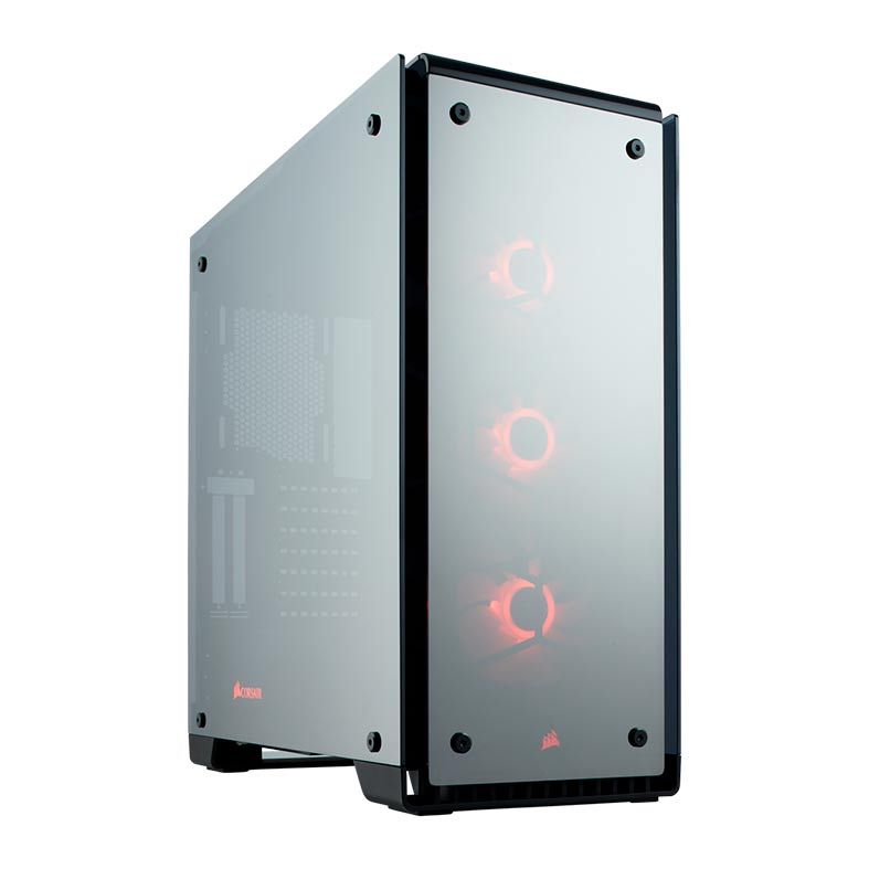 Gabinete Corsair Crystal Series 570X RGB Preto Premium Laterais e Frontal em Vidro Mid Tower, CC-9011126-WW