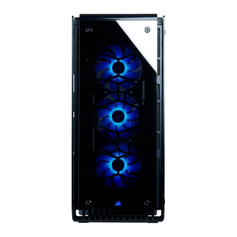 Gabinete Corsair Crystal Series 570X RGB Preto Premium Laterais e Frontal em Vidro Mid Tower, CC-9011126-WW