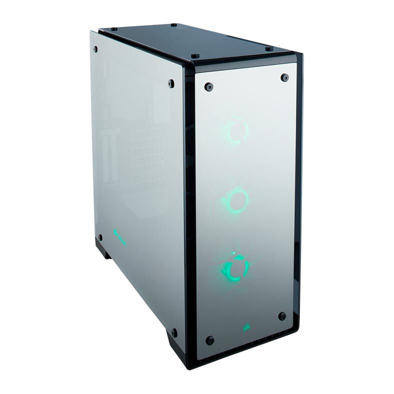 Gabinete Corsair Crystal Series 570X RGB Preto Premium Laterais e Frontal em Vidro Mid Tower, CC-9011126-WW