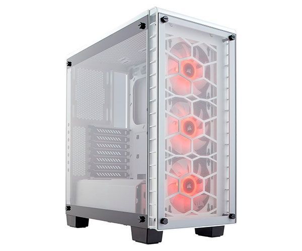 Gabinete Corsair Crystal Series 460X RGB Branco, CC-9011129-WW