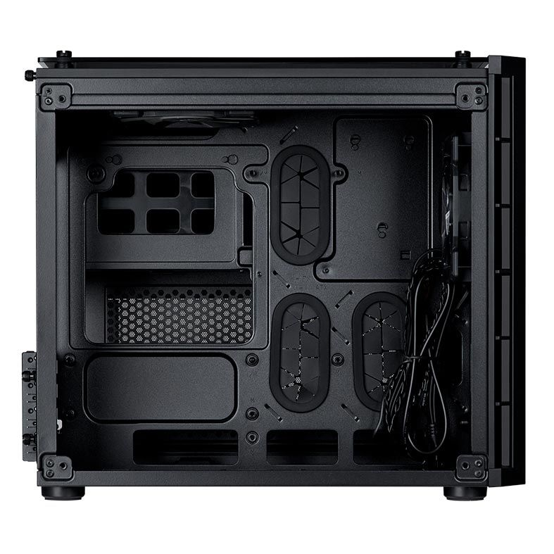 Gabinete Corsair Crystal 280X Lateral Vidro Temp Preto Mini Tower, CC-9011134-WW