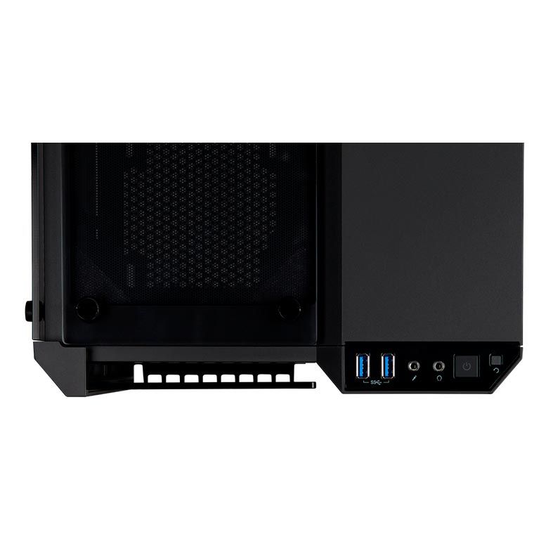 Gabinete Corsair Crystal 280X RGB Lateral Vidro Temp Preto Mid Tower, CC-9011135-WW