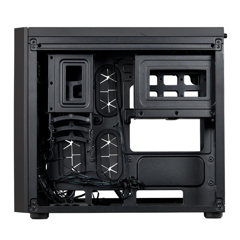 Gabinete Corsair Crystal 280X RGB Lateral Vidro Temp Preto Mid Tower, CC-9011135-WW