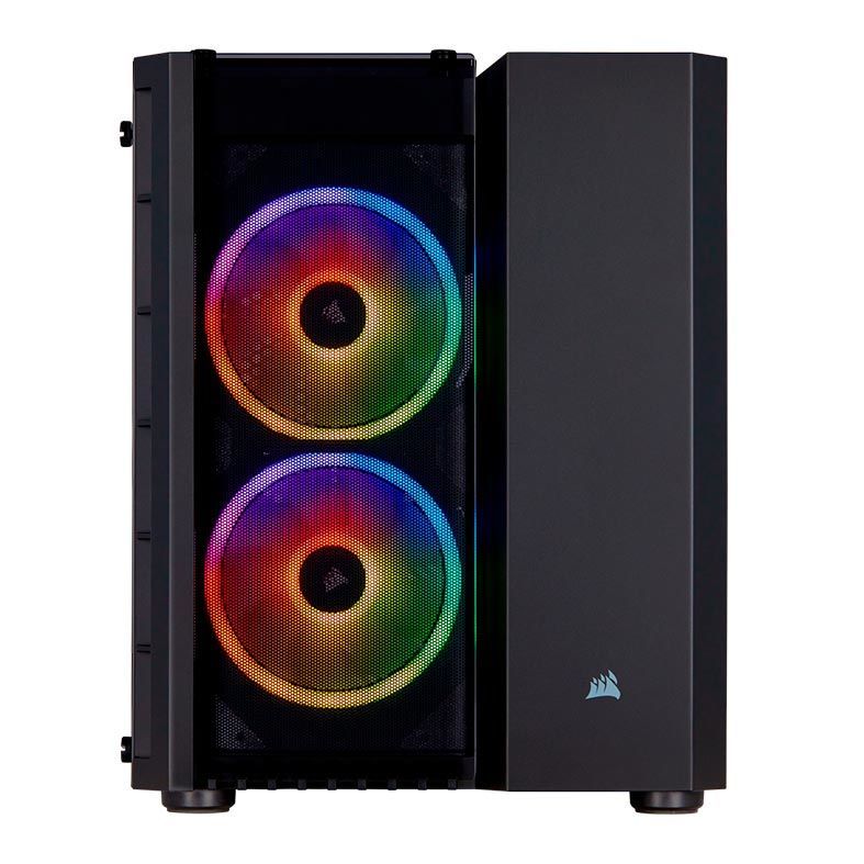 Gabinete Corsair Crystal 280X RGB Lateral Vidro Temp Preto Mid Tower, CC-9011135-WW