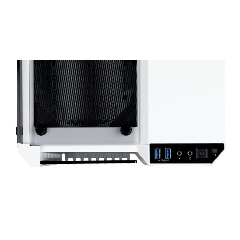 Gabinete Corsair Crystal 280X Lateral Vidro Temp Branco Mini Tower, CC-9011136-WW