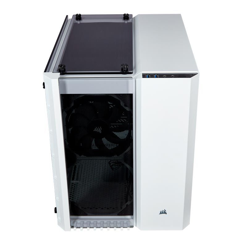 Gabinete Corsair Crystal 280X Lateral Vidro Temp Branco Mini Tower, CC-9011136-WW