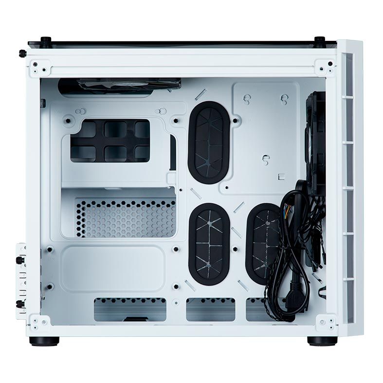Gabinete Corsair Crystal 280X Lateral Vidro Temp Branco Mini Tower, CC-9011136-WW