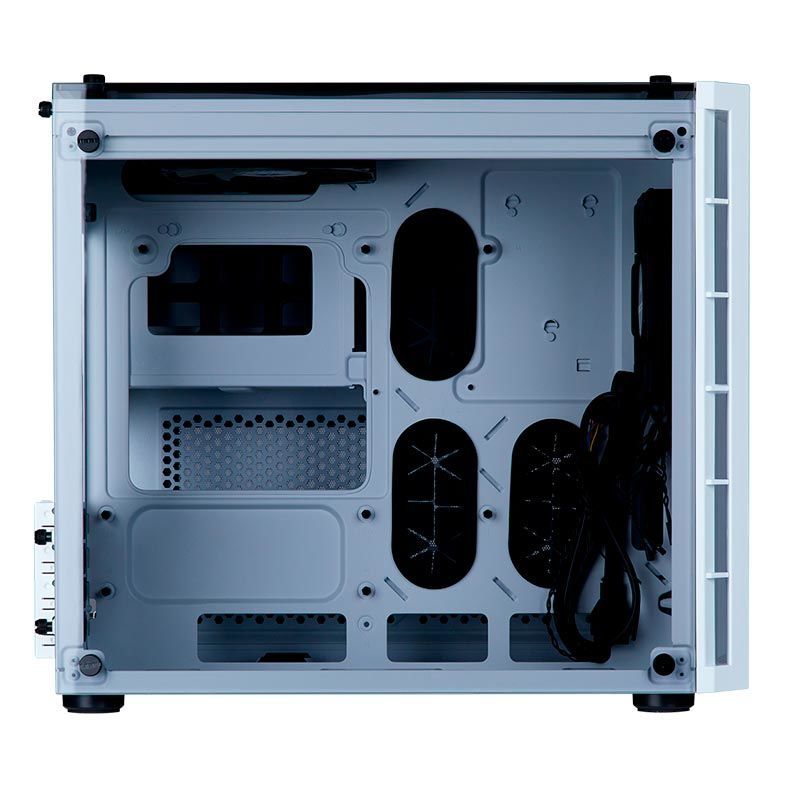 Gabinete Corsair Crystal 280X Lateral Vidro Temp Branco Mini Tower, CC-9011136-WW