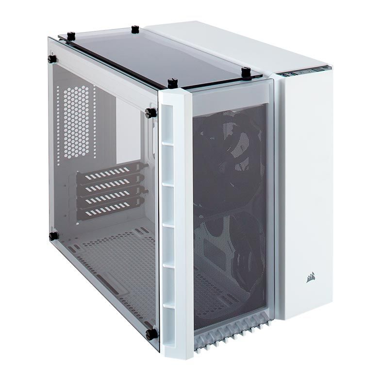Gabinete Corsair Crystal 280X Lateral Vidro Temp Branco Mini Tower, CC-9011136-WW