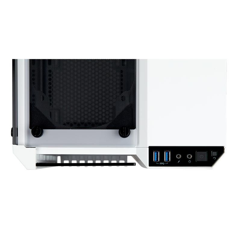 Gabinete Corsair Crystal 280X RGB Lateral Vidro Temp Branco Mini Tower, CC-9011137-WW