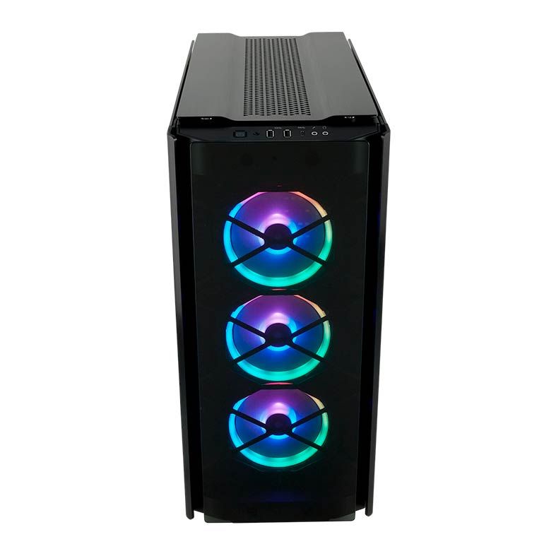 Gabinete Corsair Obsidian Series 500D RGB Preto Vidro Temp Mid Tower, CC-9011139-WW