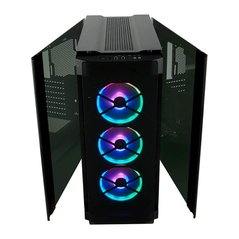 Gabinete Corsair Obsidian Series 500D RGB Preto Vidro Temp Mid Tower, CC-9011139-WW