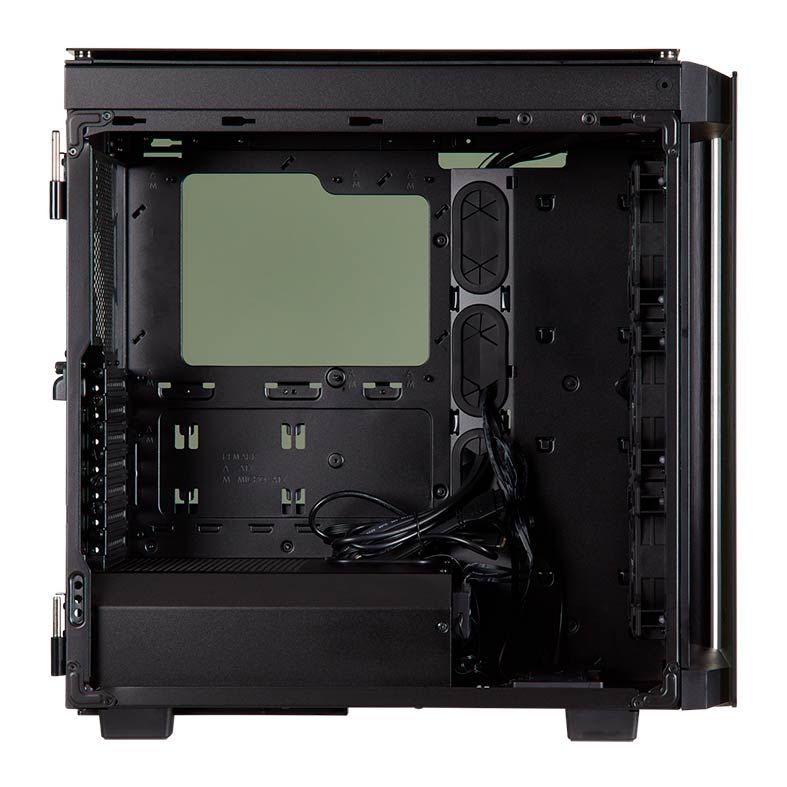 Gabinete Corsair Obsidian Series 500D RGB Preto Vidro Temp Mid Tower, CC-9011139-WW