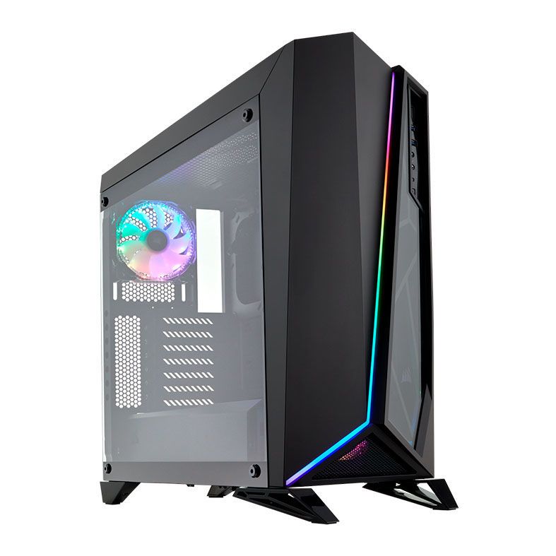 Gabinete Corsair Carbide Spec-Omega RGB TG Preto Mid Tower, CC-9011140-WW