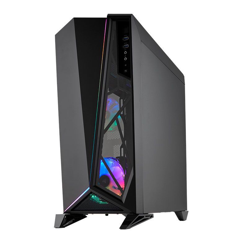 Gabinete Corsair Carbide Spec-Omega RGB TG Preto Mid Tower, CC-9011140-WW