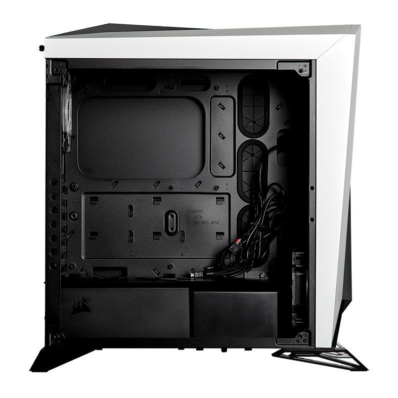 Gabinete Corsair Carbide Spec-Omega RGB TG Preto/Branco Mid Tower, CC-9011141-WW