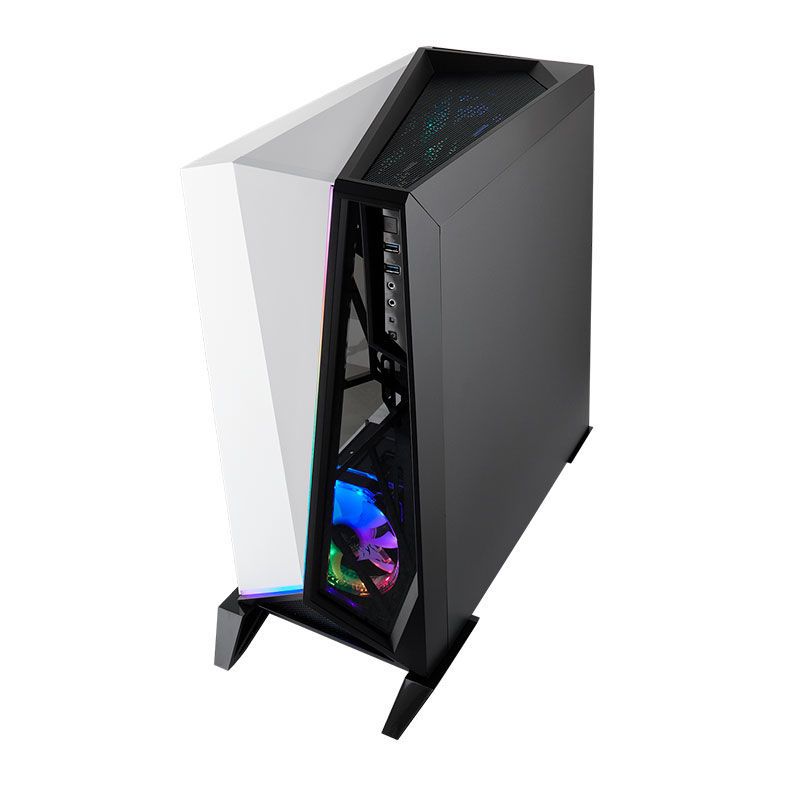 Gabinete Corsair Carbide Spec-Omega RGB TG Preto/Branco Mid Tower, CC-9011141-WW