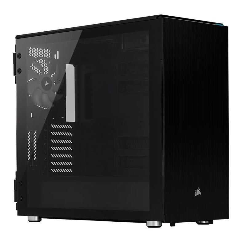 Gabinete Corsair Carbide Series 678C Vidro Temp Preto Mid Tower, CC-9011167-WW