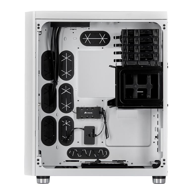 Gabinete Corsair Crystal 680X RGB Branco Lateral/Frontal Vidro Temp Full Tower, CC-9011169-WW