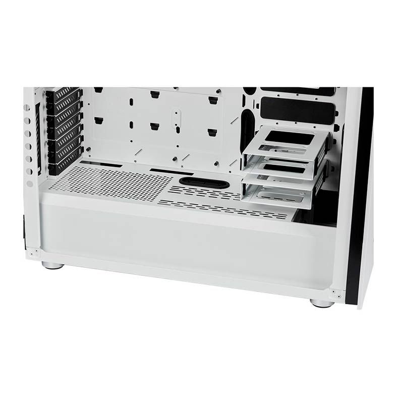 Gabinete Corsair Carbide Series 678C Branco Vidro Temp Mid Tower, CC-9011170-WW