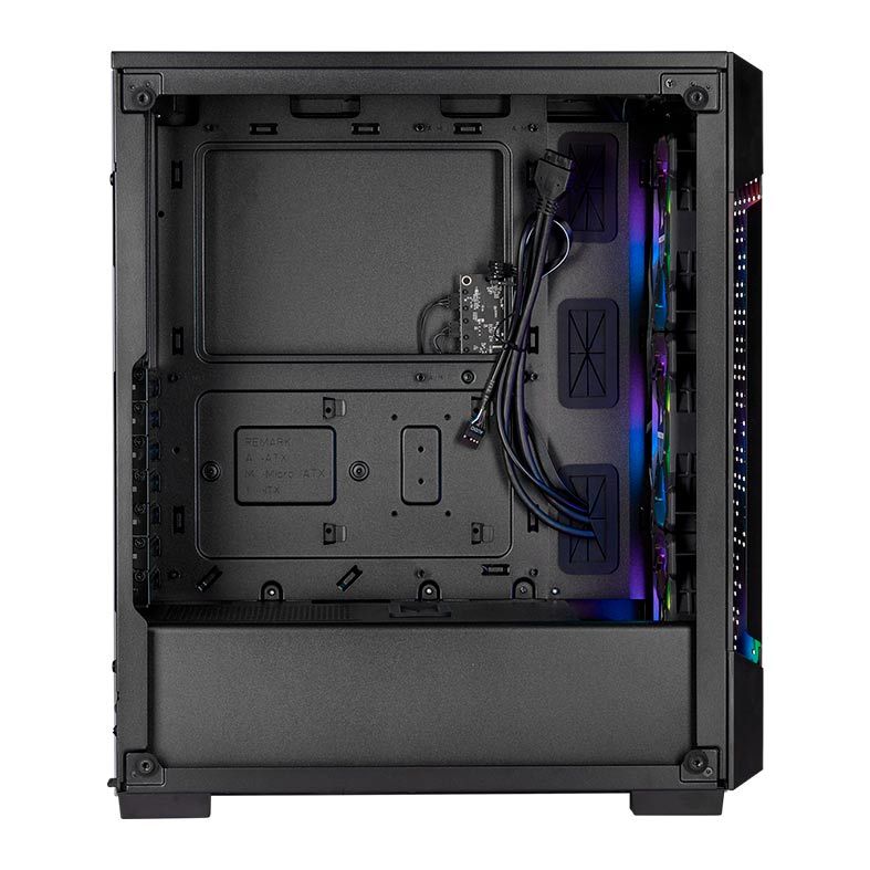 Gabinete Corsair 220T RGB Vidro Temp Preto Mid Tower, CC-9011173-WW