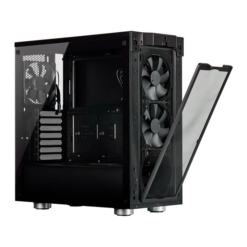 Gabinete Corsair 275R Airflow Lateral em Vidro Preto, CC-9011181-WW
