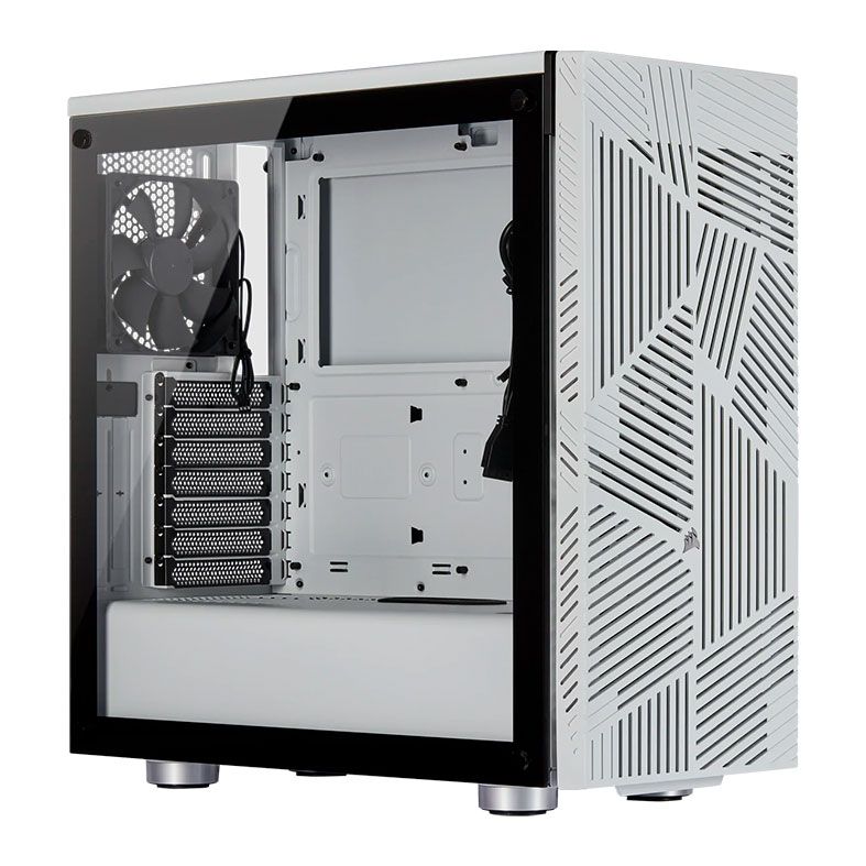 Gabinete Corsair 275R Airflow Vidro Temp Branco, CC-9011182-WW