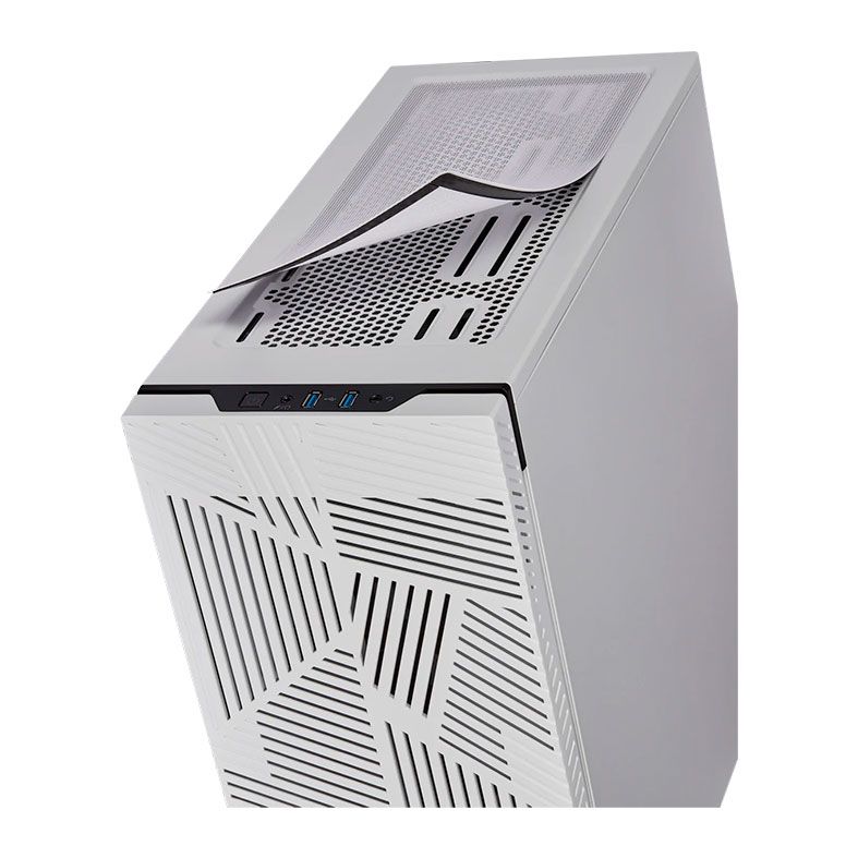 Gabinete Corsair 275R Airflow Vidro Temp Branco, CC-9011182-WW