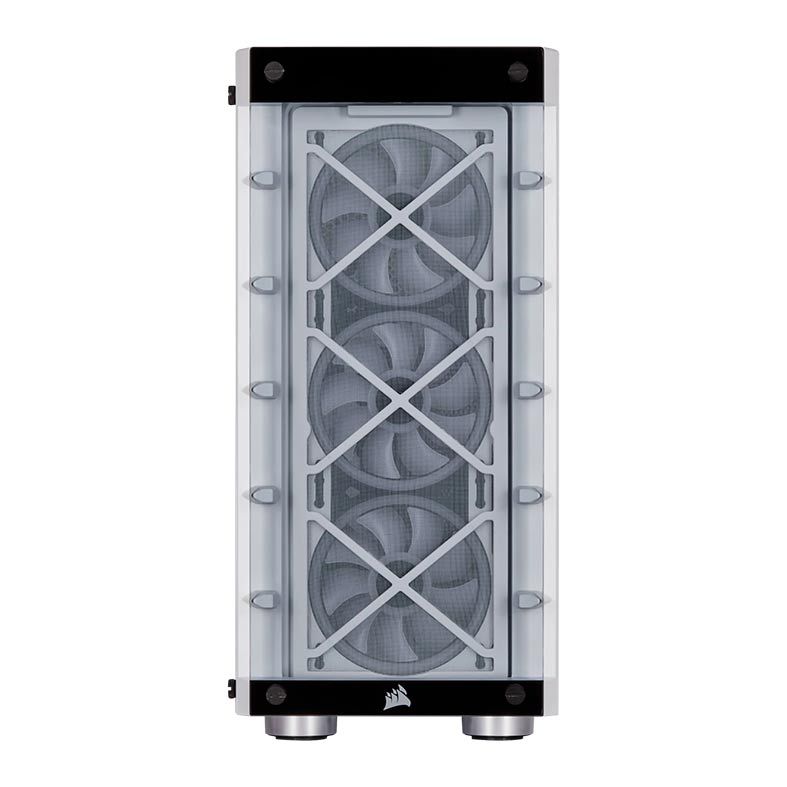 Gabinete Corsair iCUE 465X RGB Vidro Temp Branco Mid Tower, CC-9011189-WW