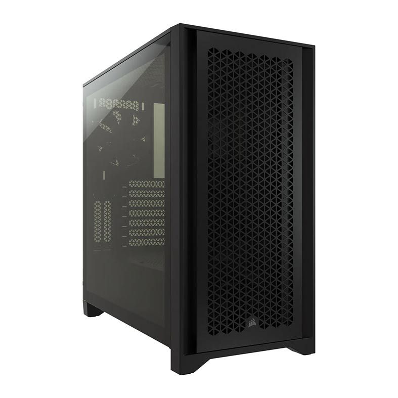 Gabinete Corsair 4000D Airflow, Mid Tower, Lateral de Vidro, Com 2 Fans, Preto, CC-9011200-WW