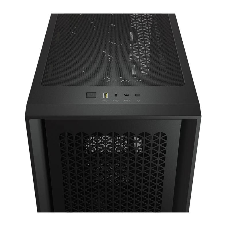 Gabinete Corsair 4000D Airflow, Mid Tower, Lateral de Vidro, Com 2 Fans, Preto, CC-9011200-WW
