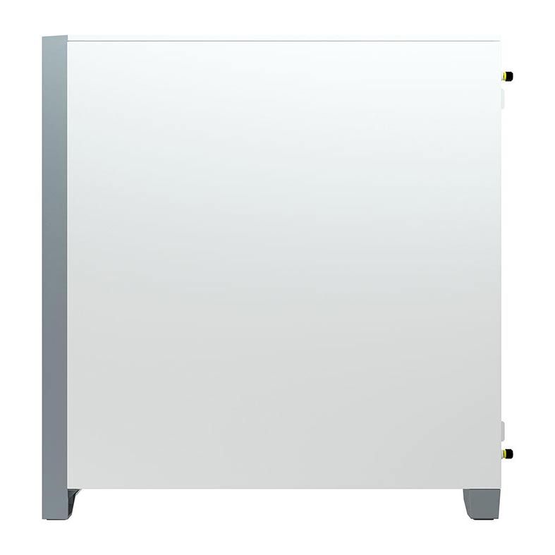 Gabinete Corsair 4000D Airflow, Mid Tower, Lateral de Vidro, Com 2 Fans, Branco, CC-9011201-WW