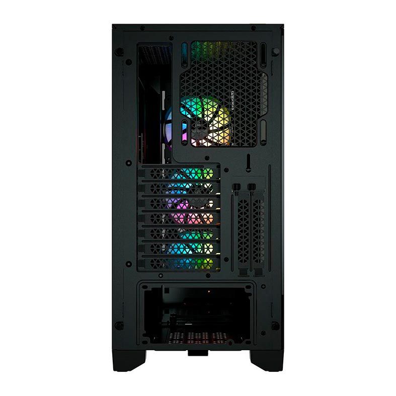 Gabinete Corsair ICUE 4000X RGB Vidro Temperado Preto Mid Tower, CC-9011204-WW