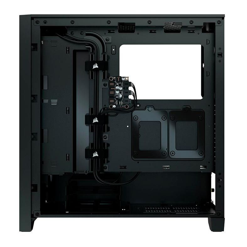 Gabinete Corsair ICUE 4000X RGB Vidro Temperado Preto Mid Tower, CC-9011204-WW