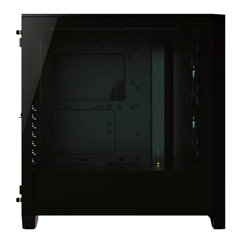 Gabinete Corsair ICUE 4000X RGB Vidro Temperado Preto Mid Tower, CC-9011204-WW