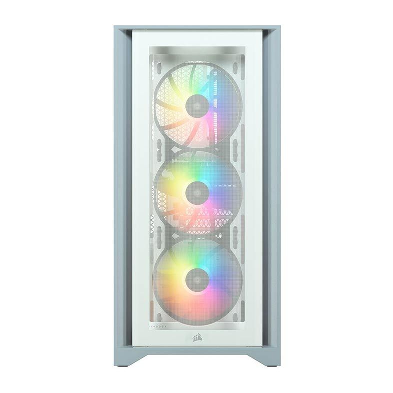 Gabinete Corsair ICUE 4000X RGB Vidro Temperado Branco Mid Tower, CC-9011205-WW