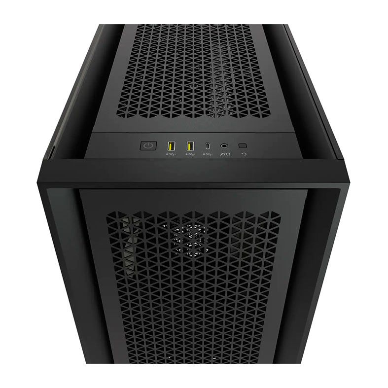 Gabinete Gamer Corsair 5000D Airflow, Mid-Tower, Lateral de Vidro, Com 2 Fans, Preto, CC-9011210-WW