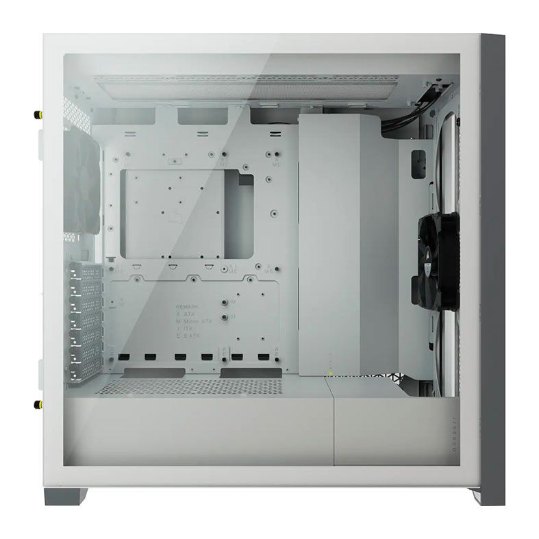 Gabinete Gamer Corsair 5000D Airflow, Mid-Tower, Lateral de Vidro, Com 2 Fans, Branco, CC-9011211-WW