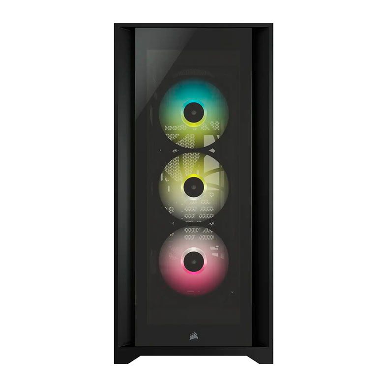 Gabinete Gamer Corsair ICUE 5000X RGB, Mid-Tower, Lateral de Vidro, Com 3 Fans, Preto, CC-9011212-WW