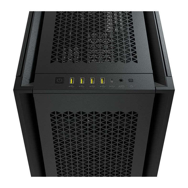 Gabinete Gamer Corsair 7000D Airflow, Full Tower, Lateral de Vidro, Com 3 Fans, Preto, CC-9011218-WW